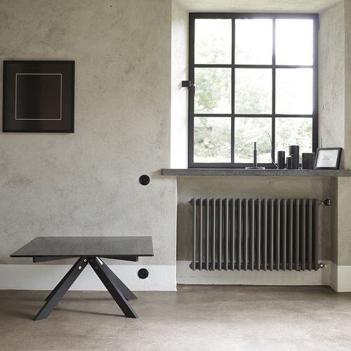 Table basse contemporaine - MARIPOSA - Per/Use - en verre / en acier inoxydable / rectangulaire