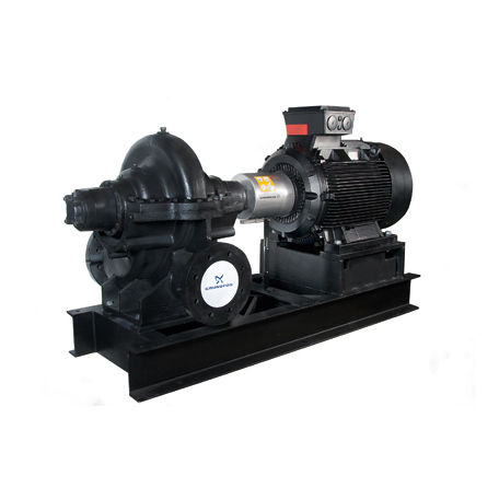 Pompe à eau - HS HORIZONTAL SPLIT CASE - Grundfos - en acier inox / centrifuge