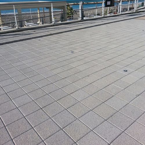 Pavé en béton - QUADRO - mvb - d'extérieur / carrossable / perméable