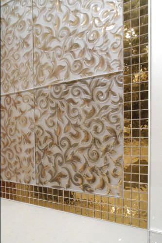 Carrelage en verre - eidos glass - métallisé / d'intérieur / de sol
