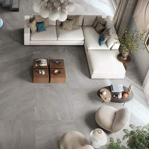 Carrelage en grès cérame - ELEMENTS - Polis - mat / d'intérieur / pour plage de piscine
