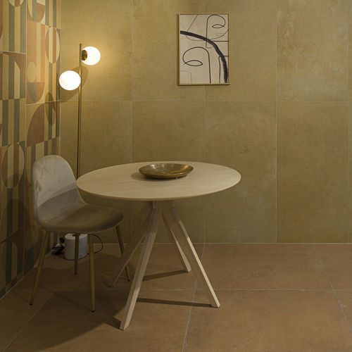 Carrelage en grès cérame - LE TERRE - Polis - texturé / d'intérieur / de salle de bain