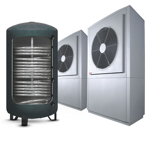 Chauffe-eau électrique - MEGA PAC - AUER - solaire / à poser / vertical
