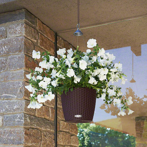 Pot de jardin en acier inoxydable - NIDO COTTAGE - Lechuza - suspendu / rond