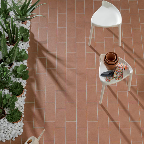 Carrelage en grès cérame - PLAZA - Ragno - émaillé / d'extérieur / de sol