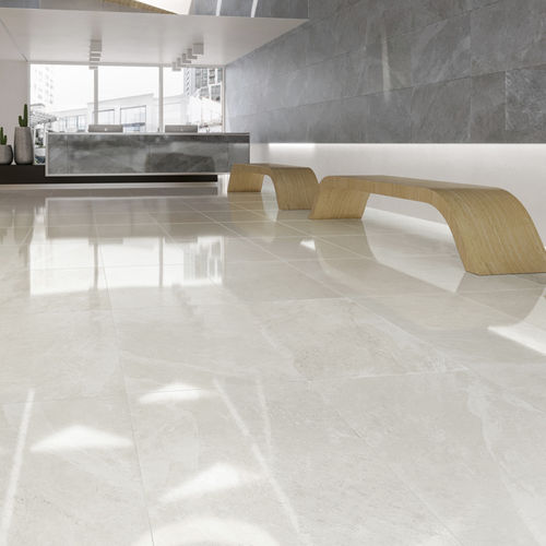 Carrelage en grès cérame - BAHIA - Ermes Aurelia - poli / bouchardé / d'intérieur