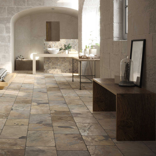 Carrelage en grès cérame - FLAGSTONE - Ermes Aurelia - finition naturelle / d'intérieur / d'extérieur