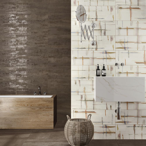 Carrelage en faïence - OXIDE - Ermes Aurelia - brillant / d'intérieur / de salle de bain
