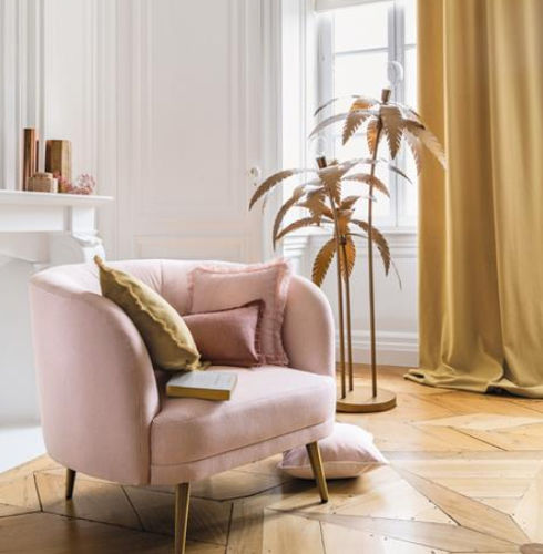 Tissu d'ameublement - NIKKO - Camengo  - pour rideaux / uni / en polyester