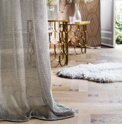 Voilage uni - GRAND HOTEL : MAJESTIC - Camengo  - en coton / en polyester / translucide