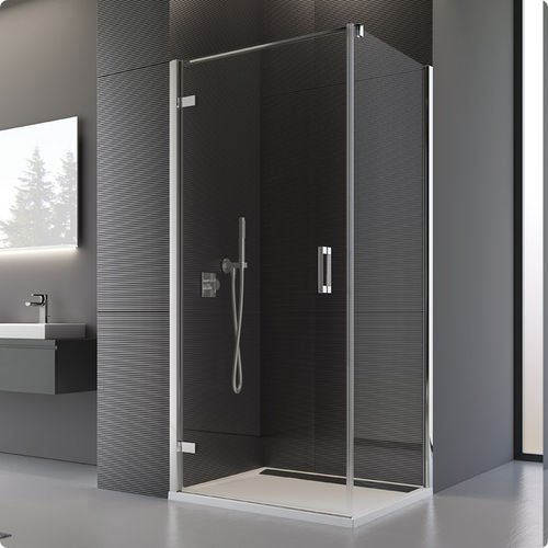 Paroi de douche fixe - PUR : PUR1C+PUDT2P - Ronal - à pivot / d'angle / en verre Sécurit®