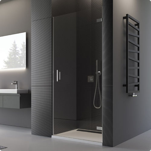 Paroi de douche pivotante - PUR : PUR1 - Ronal - en niche / en verre Sécurit® / sur mesure