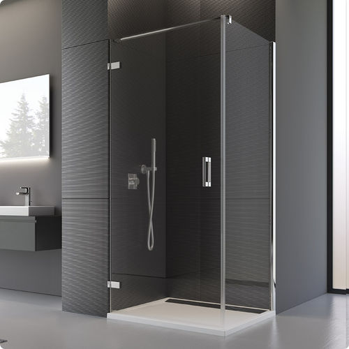 Paroi de douche fixe - PUR : PUR1+PUDT2P - Ronal - pivotante / d'angle / en verre Sécurit®