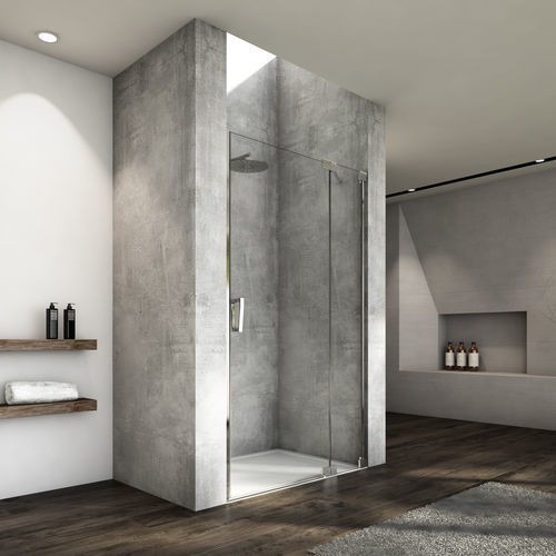 Paroi de douche fixe - CADURA : CA13 - Ronal - pivotante / en niche / en verre Sécurit®