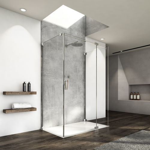 Paroi de douche fixe - CADURA CA13 U-ASSEMBLY - Ronal - pivotante / rectangulaire / sur receveur