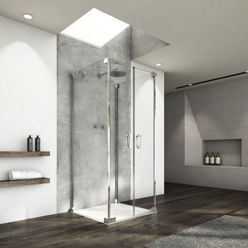 Paroi de douche battante - CADURA CA2C U-ASSEMBLY - Ronal - fixe / pivotante / carrée