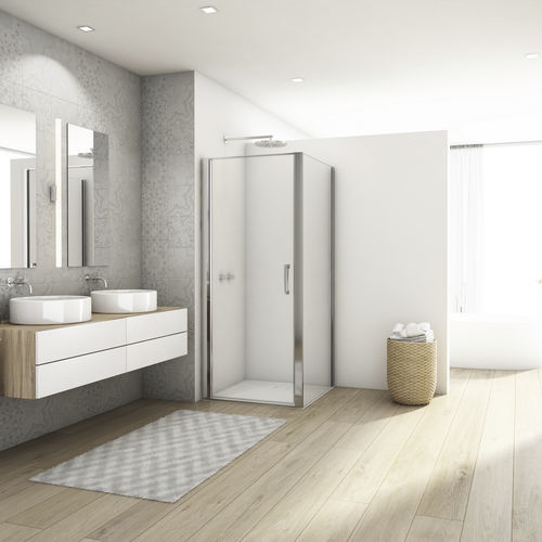 Paroi de douche pivotante - DIVERA D22T1 + D22F1 - Ronal - rectangulaire / d'angle / en niche