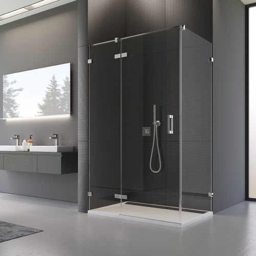 Paroi de douche pivotante - PUR : PU13 + PURDT2 - Ronal - fixe / sur receveur / en verre Sécurit®