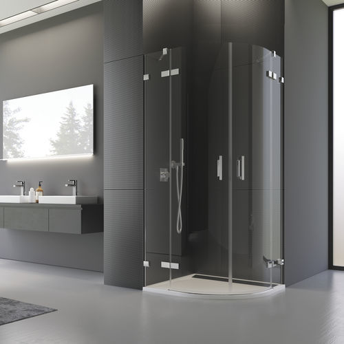 Paroi de douche battante - PUR : PU4 - Ronal - courbée / d'angle / en verre Sécurit®