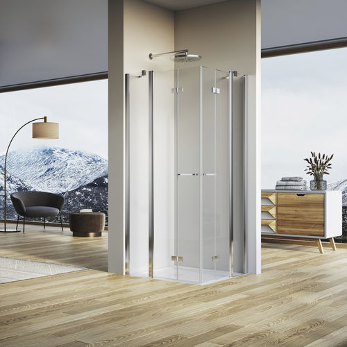 Paroi de douche pivotante - SOLINO : SOLF13 G+D - Ronal - fixe / d'angle / en verre Sécurit®