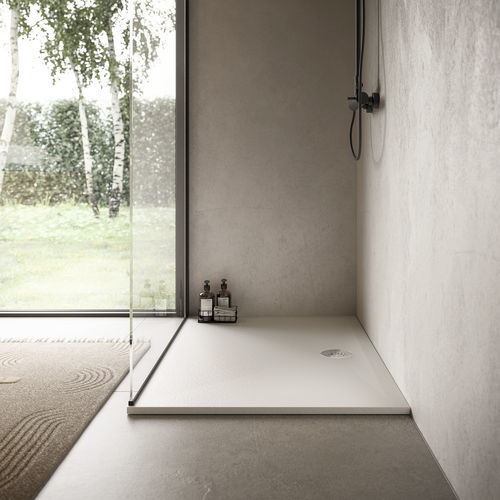 Receveur de douche rectangulaire - AIR - Ronal - à poser / à encastrer / en composite
