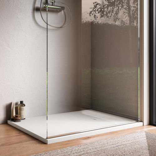 Receveur de douche rectangulaire - CALCE - Ronal - à poser / à encastrer / extra plat