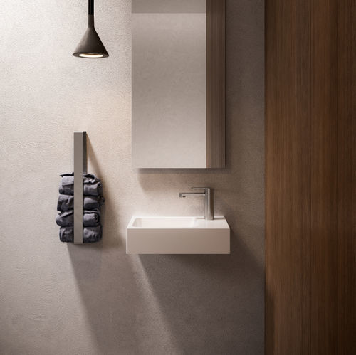 Vasque à poser - FO - Ronal - suspendue / en Solid Surface / personnalisable