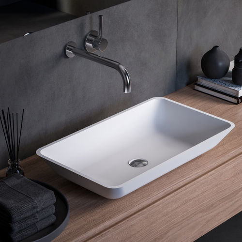 Vasque à poser - TW - Ronal - en Solid Surface / personnalisable / finition mat