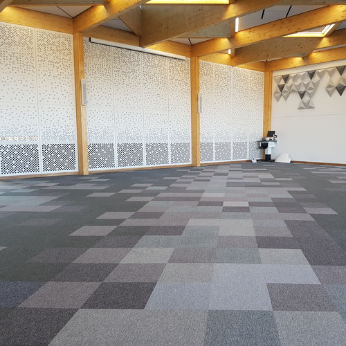 Panneau décoratif mural - DINING ROOM UNIVERSITY OF WARWICK COVENTRY - Bruag Design Factory AG - MDF / perforé