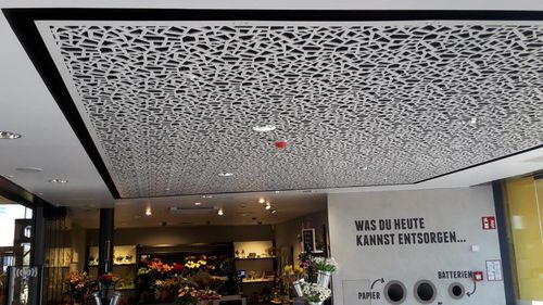 Panneau acoustique pour faux-plafond - EDEKA GAIMERSHEIM - Bruag Design Factory AG - en HPL / rectangulaire / professionnel