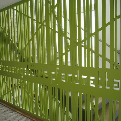 Garde-corps en MDF - Pfandmatta - Bruag Design Factory AG - à barreaux / d'intérieur / pour escalier