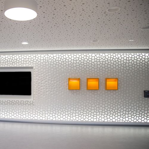 Revêtement mural pour intérieur - ENBW ELLWANGEN - Bruag Design Factory AG - texturé / perforé / pour le tertiaire