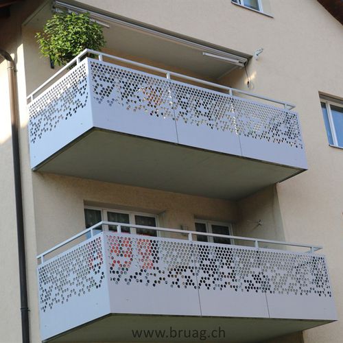 Balustrade en HPL - MFH APPENZELL - Bruag Design Factory AG - à panneau / d'extérieur / pour balcon