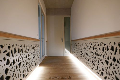 Panneau décoratif de revêtement - PRIVATE HOME - Bruag Design Factory AG - pour agencement intérieur / pour garde-corps / en bois