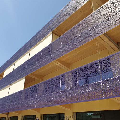 Balustrade en HPL - Bruag Design Factory AG - à panneau / d'extérieur / pour balcon