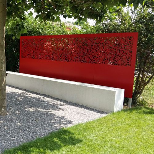 Pare-vue en panneau - SICHTSCHUTZ EFH - Bruag Design Factory AG - en HPL
