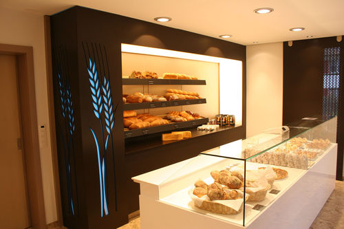Panneau acoustique pour meuble - BAKERY GEMEINDER - Bruag Design Factory AG - MDF / rectangulaire / pour agencement intérieur