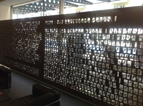 Panneau décoratif pour agencement intérieur - LAW FIRM ZURICH - Bruag Design Factory AG - MDF / perforé / brise-vue