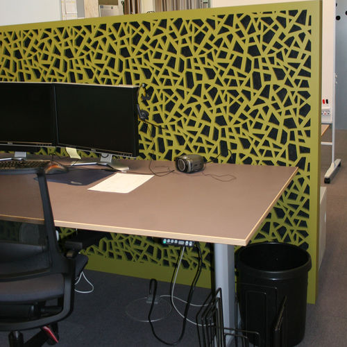 Panneau acoustique pour meuble - WITZIG – THE OFFICE COMPANY - Bruag Design Factory AG - pour séparateur d'espace / MDF / rectangulaire