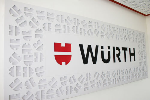 Panneau acoustique mural - WÜRTH FINANCIAL URDORF - Bruag Design Factory AG - pour faux-plafond / MDF / rectangulaire