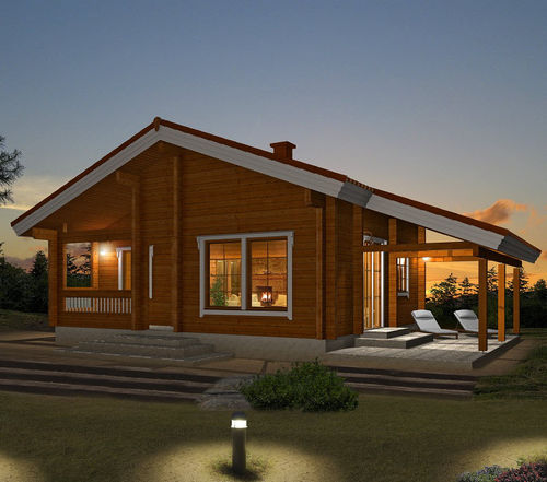 Maison préfabriquée - ANTHELIA  - KONTIO - écologique / contemporaine / de plain-pied