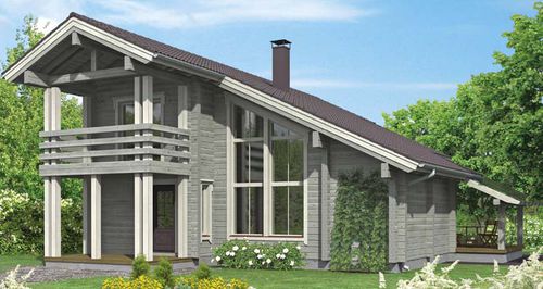 Maison préfabriquée - ARCTICUS  - KONTIO - écologique / contemporaine / à 2 étages