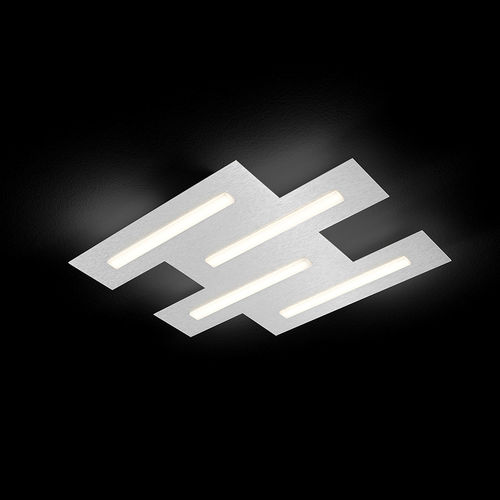 Plafonnier contemporain - FIS - GROSSMANN Leuchten GmbH & Co. KG - linéaire / en aluminium brossé / à LED