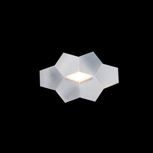 Plafonnier contemporain - LINDE - GROSSMANN Leuchten GmbH & Co. KG - en aluminium brossé / en acrylique / à LED