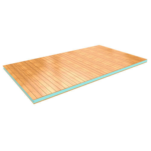 Panneau sandwich pour plafond - Panel Sándwich Group - pour toiture / face en bois / âme isolante