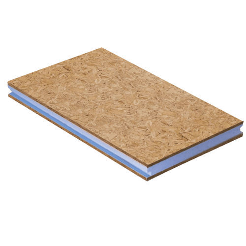 Panneau sandwich isolant pour toiture - Panel Sándwich Group - face en OSB / âme en liège / âme en laine de roche