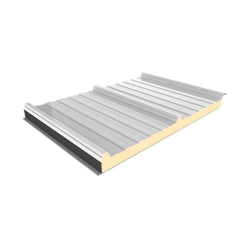 Panneau sandwich isolant pour toiture - Agricultural  - Panel Sándwich Group - face métallique / âme en mousse de polyuréthane / haute résistance
