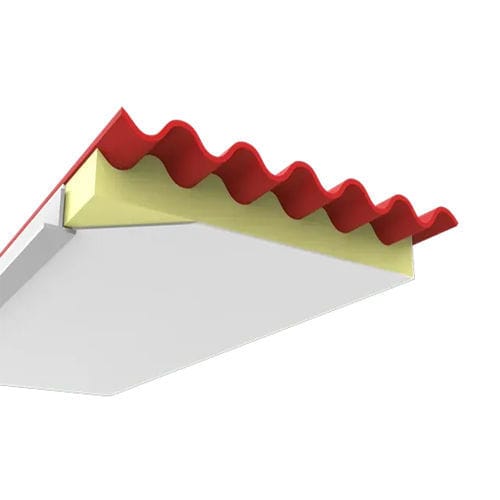 Panneau sandwich pour toiture - Fibrocemento - Panel Sándwich Group - en bois ciment / âme en mousse de polyuréthane / haute résistance