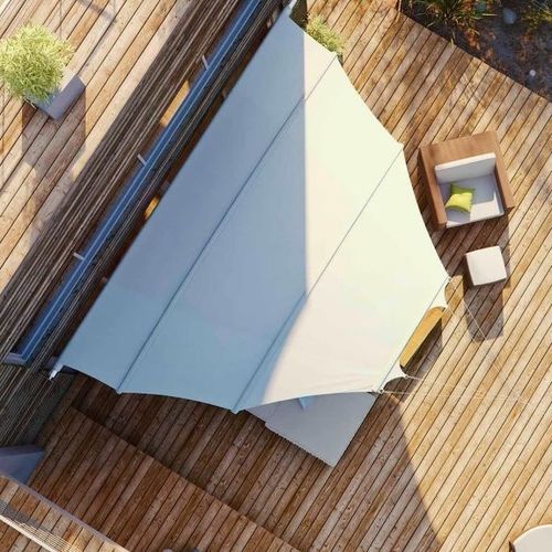 Voile d'ombrage imperméable - ELIPS4SUN - Bahama GmbH - résistante aux UV / automatique / résistante au vent