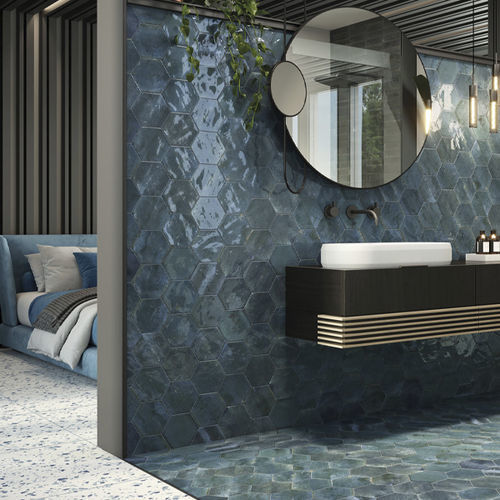 Tomette en céramique - KE-22113 - BÄRWOLF - brillante / d'intérieur / de salle de bain
